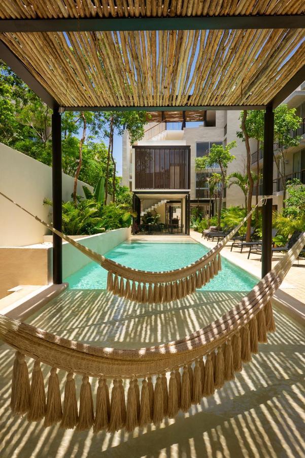 Studio Wterrace, Hammock, And Pool Access Apartment Tulum Exterior photo